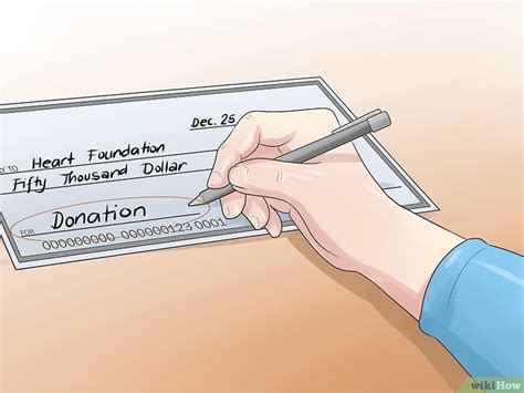 Cómo Llenar Un Cheque 6 Pasos Con Imágenes Wikihow