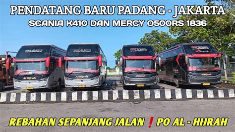 Pendatang Baru Langsung Pakai Bus Premium Po Al Hijrah Rute Padang