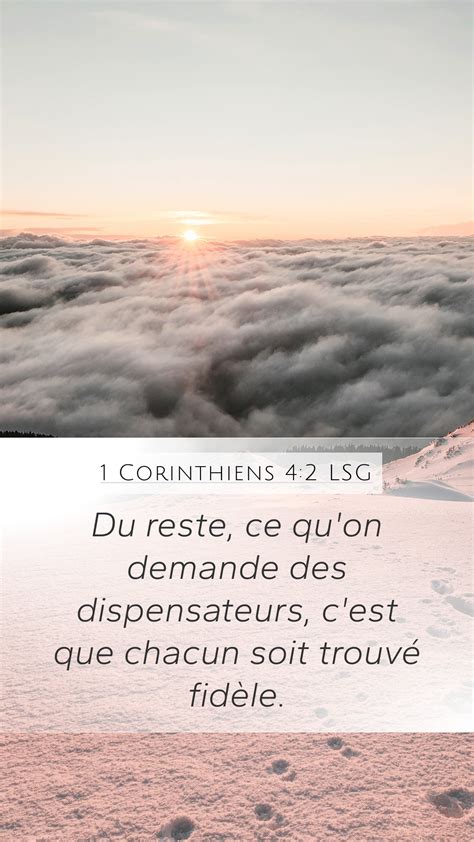 1 Corinthiens 4 2 LSG Mobile Phone Wallpaper Du Reste Ce Qu On