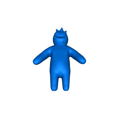 Blue From Roblox Rainbow Friends 3d Fan Art 3d Models Download Creality Cloud