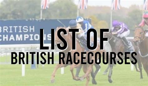 List of British Racecourses | A-Z of All UK Racecourses