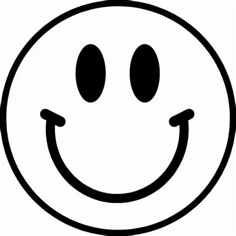 Smiley Face Coloring Page