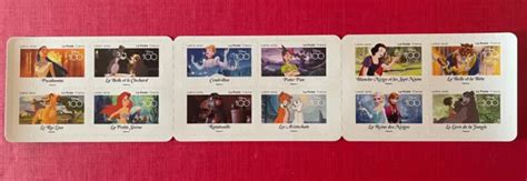 France Carnet De Timbres Ans Disney Eur Picclick Fr