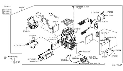 Heater Blower Unit Nissan Versa Note