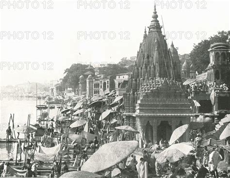 The Vishnu Pond And Ghat Benares India 1895 Photo12 Heritage