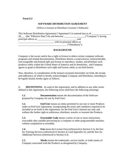 FREE 13 Distributorship Agreement Contract Form Samples PDF MS Word