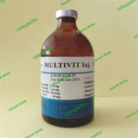 Promo Multivit Inj Meyermultivitamin Lengkap Untuk Hewan Diskon 17