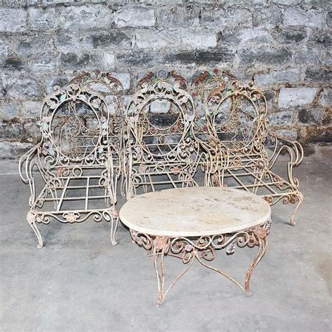 Wrought Iron Furniture Designs Vintage Patio Furniture Iron Furniture Design Vintage Patio