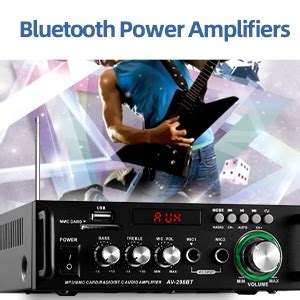 Sobatty Audio Av Bt Bluetooth Receptor De Amplificador Audio