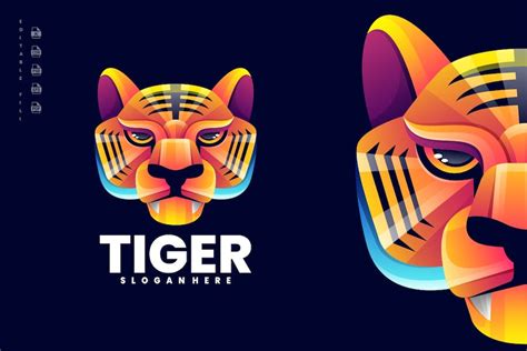 Tiger Logo Design, Graphic Templates - Envato Elements