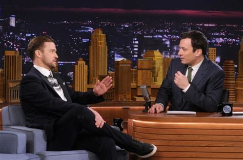 Justin Timberlake shows off bromance with Jimmy Fallon