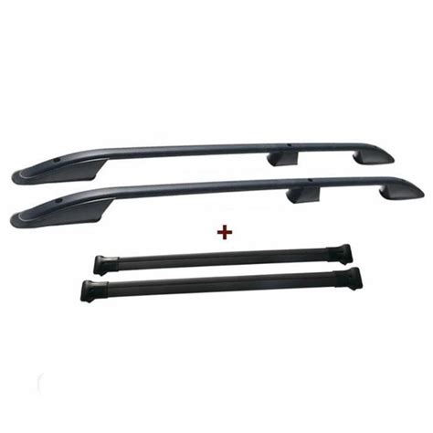 Kit Barres De Toit Pour VW Caddy 5 2020 2023 Barres De Toit Alu Noir 4x