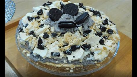 Jak zrobić Pyszna łatwa Beza z kremem oreo tort oreo Delicious