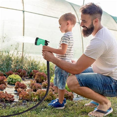 GARDEN HOSE NOZZLE SPRAY NOZZLE WITH ADJUSTABLE FOR GARDEN & MULTI USE ...