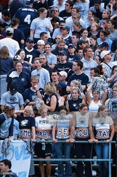 Penn State Nittany Lions Fans Cheer Against The Iowa Hawkeyes In