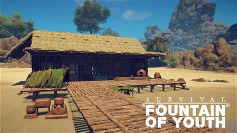 Building Our Survival Mansion Survival Fountain Of Youth Youtube