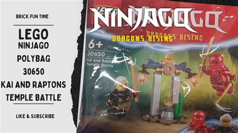 2 Figuren Im Lego Ninjago Dragons Rising Polybag Neu 30650 Review