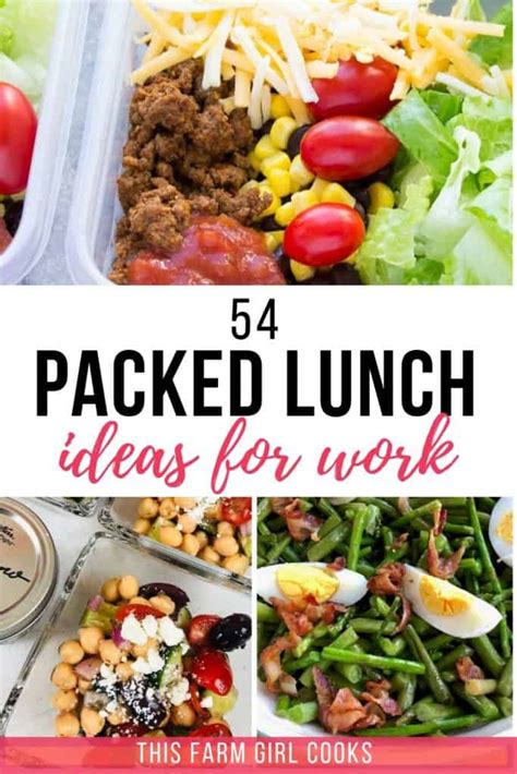 Cold Lunch Ideas For Work