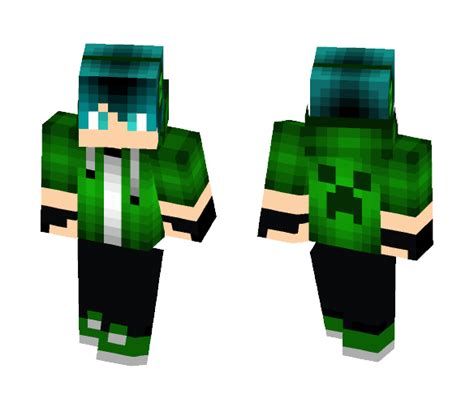 Download Creeper Hoodie Guy Minecraft Skin For Free Superminecraftskins