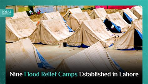 Nine Flood Relief Camps Established In Lahore IIPS