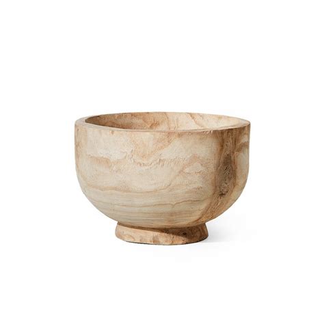 Millwood Pines Nason Wood Decorative Bowl Reviews Wayfair