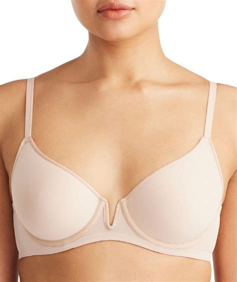 Nancy Ganz Sheer Infinity Contour Bra Warm Taupe Curvy Bras