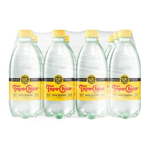 Agua Mineral Topo Chico 12 Pzas De 600 Ml Cu A Precio De Socio Sams