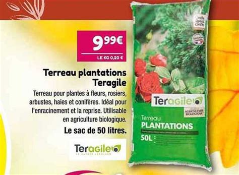 Promo Terreau Plantations Teragile Chez Point Vert Icatalogue Fr