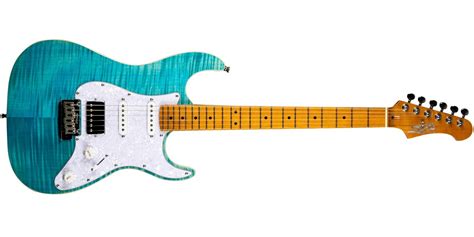 Jet Js Flamed Ocean Blue Guitar Co Uk