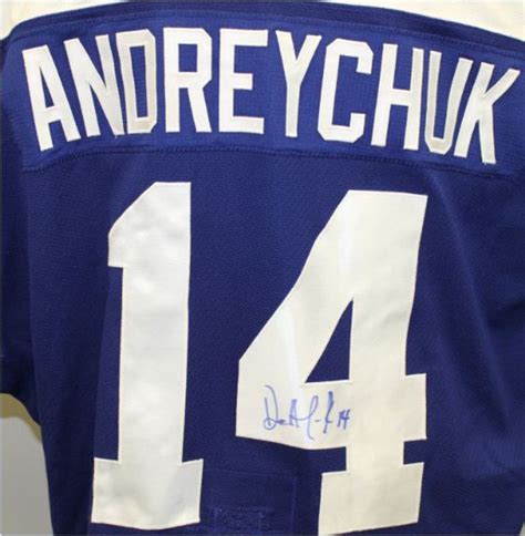 Autographed Dave Andreychuk Winter Classic Alumni Game Jersey Toronto