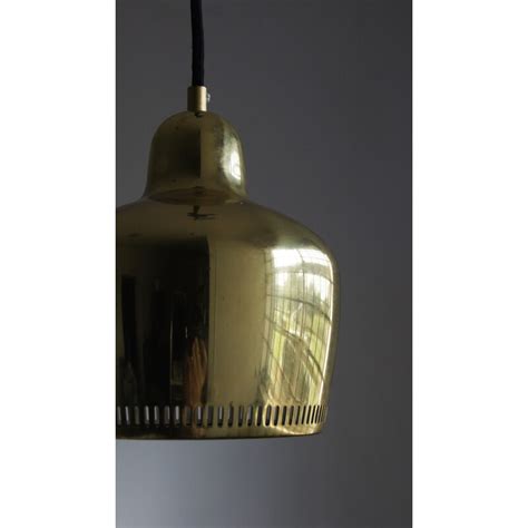 Vintage Hängeleuchte Golden Bell von Alvar Aalto für Artek 1937