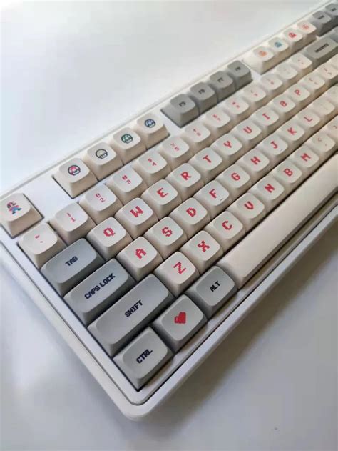 Keys Xda Profile Dye Sublimation Pbt Keyboard Keycaps Mario