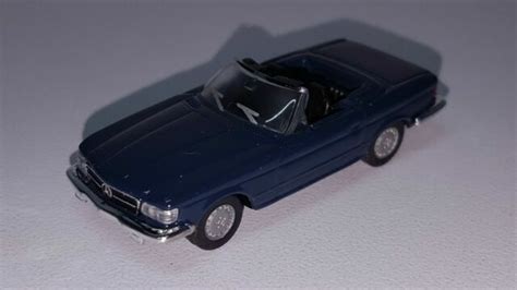 Micro Herpa Ho Mercedes Benz Sl Cabriolet Dark Blue