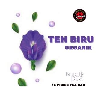 Jual Teh Celup Bunga Telang Telang Blue Herbal Kering Organik