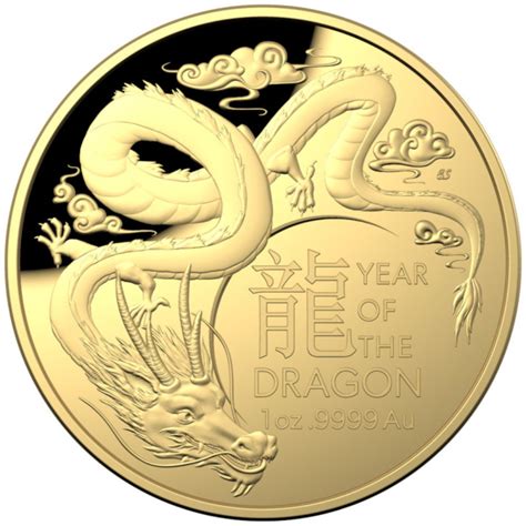 Lunar Serie Ram Oz Gold Drache Pp Gew Lbte Pr Gung