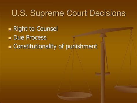 Ppt Juvenile Justice And The U S Supreme Court Powerpoint