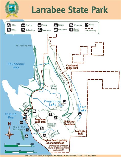 Larrabee State Park Map - Larrabee State Park WA • mappery