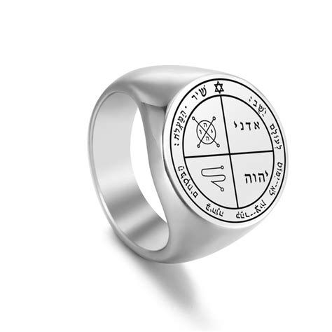 King Solomon Magic Ring For Protection Against Enemies And Evil Spirits