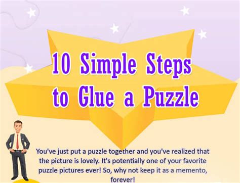 How to Glue a Jigsaw Puzzle [INFOGRAPHIC]