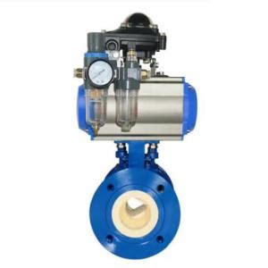 V Port Ceramic Lined Ball Valve China Ceramic Lined Valve