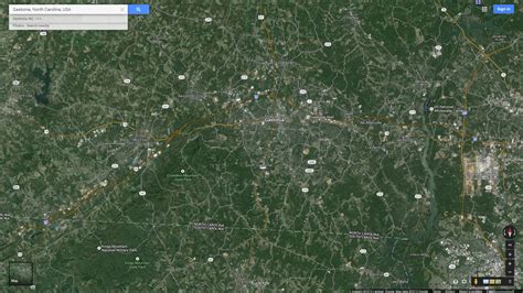 Gastonia, North Carolina Map