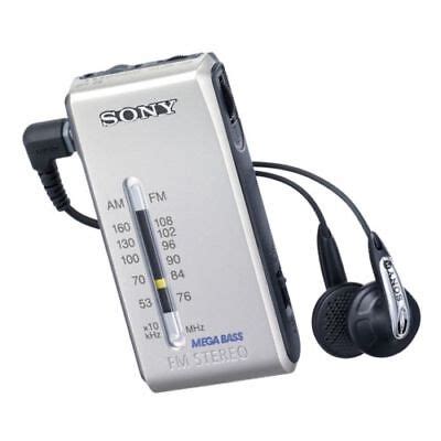 New RADIO Sony SRF S84 FM AM Super Compact Radio Walkman Analogue Tuner