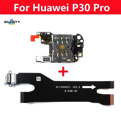 For Huawei P Pro P Pro Microphone Sim Card Tray Holder Board Usb