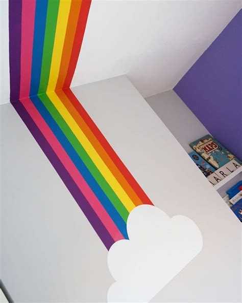 Rainbow Kids Room Decor | Colorful Wall Paint Designs