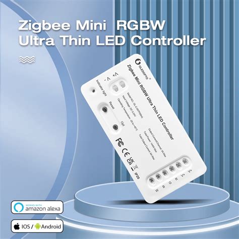 Gledopto Zigbee Ultra Thin Mini Rgbcct Rgbw Rgb Ww Cw Dimmer Led