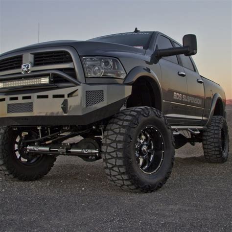 Matte Black Lifted Dodge Ram