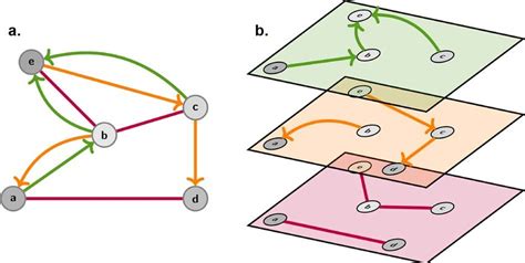 A Multi Relational Graph A Can Be Parsed Into Layers Of A Multiplex