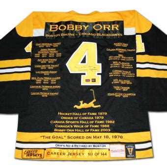 Bobby Orr Signed Jersey, Autographed Jerseys