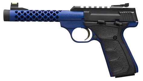 Browning 051585490 Buck Mark Plus Vision Blue Shoal 22 Lr 101 587 Blue Anodized Suppressor