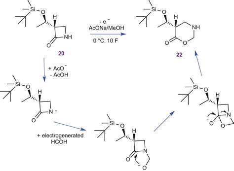 Anodic Ring Expansion Of β Lactam 20 Download Scientific Diagram